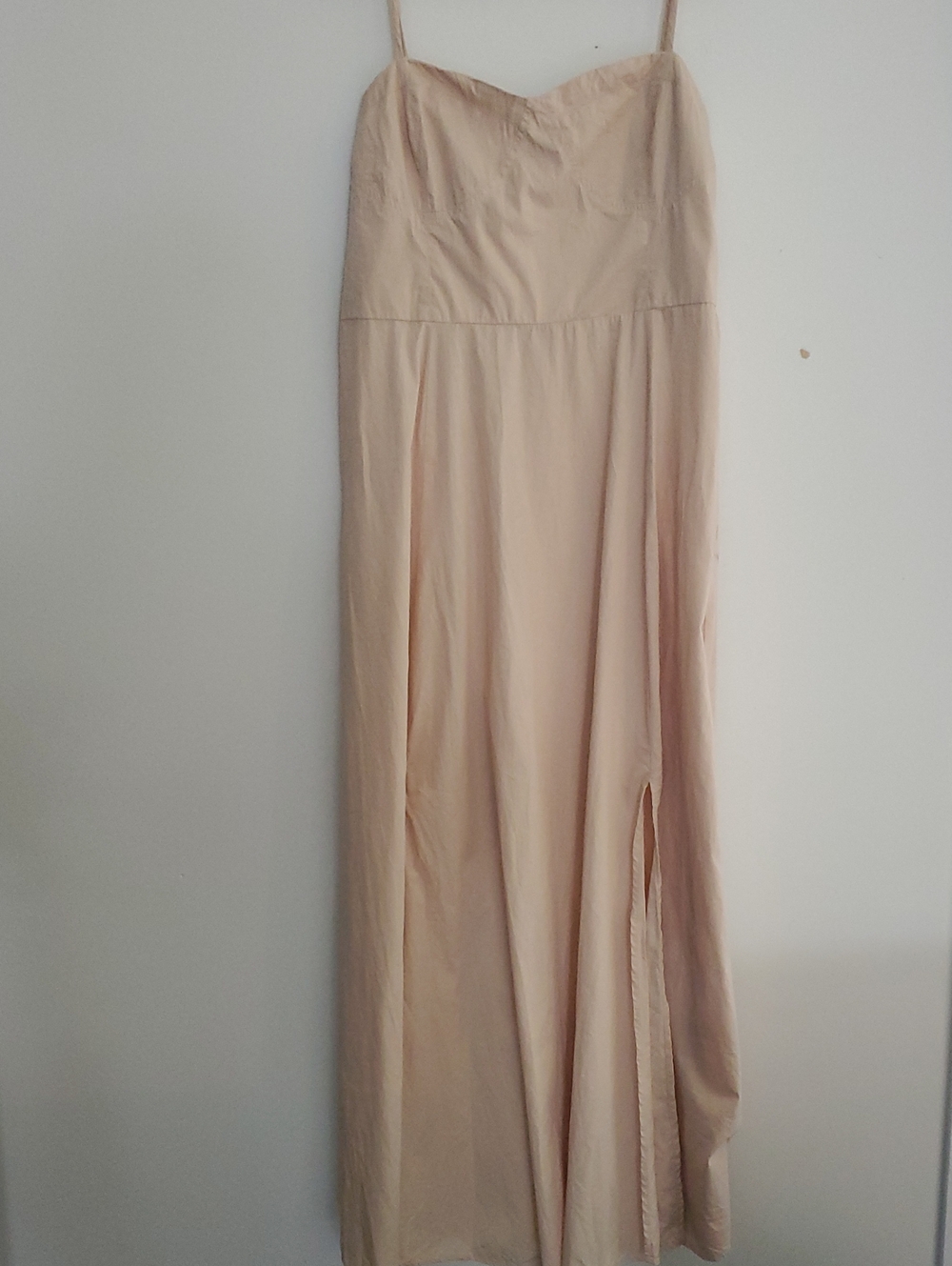 ASOS Light Beige Spaghetti Strap Maxi Dress